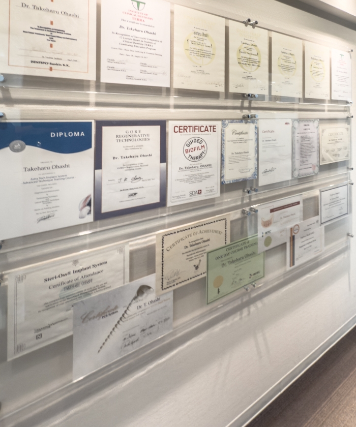 口腔外科、矯正歯科の認定医在籍